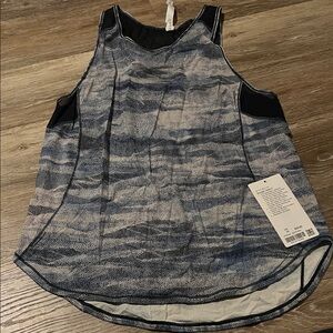 lululemon athletica Navy and Charcoal Tank Top